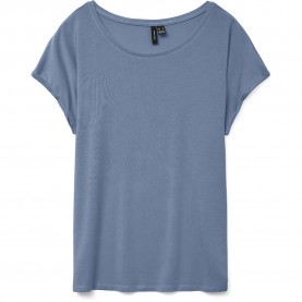 тениска,мъжки,тениски,дамски,тениски,vero,moda,ava,plain,short,sleeve,t,shirt,blue,(infinity)