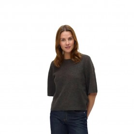 Блуза Vero moda Boom 2/4 sweater - Grey (Chocolate Torte / Melange) блуза,мъжки,пуловери,дамски,пуловери,vero,moda,boom,2,4,sweater,grey,(chocolate,torte,melange)