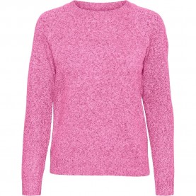 Блуза Vero moda Doffy 10206104 sweater - Pink (Fuchsia Pink / Melange) блуза,мъжки,пуловери,дамски,пуловери,vero,moda,doffy,10206104,sweater,pink,(fuchsia,pink,melange)