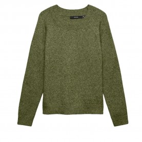 Блуза Vero moda Doffy sweater - Green (Sphagnum / White Melange) блуза,мъжки,пуловери,дамски,пуловери,vero,moda,doffy,sweater,green,(sphagnum,white,melange)