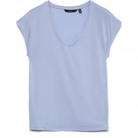 тениска,мъжки,тениски,дамски,тениски,vero,moda,fill,short,sleeve,v,neck,t,shirt,blue,(brunnera,blue)