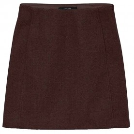 Пола Vero moda Fortuneallison short skirt - Brown (Chocolate Torte / Melange) пола,дамски,поли,и,рокли,vero,moda,fortuneallison,short,skirt,brown,(chocolate,torte,melange)