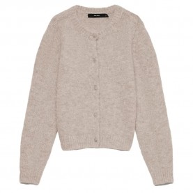 Жилетка Vero moda Novah cardigan - Beige (Pumice Stone / Dtm Button) жилетка,мъжки,пуловери,дамски,пуловери,vero,moda,novah,cardigan,beige,(pumice,stone,dtm,button)