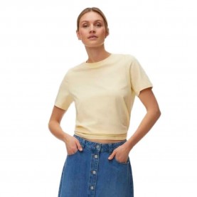 тениска,мъжки,тениски,дамски,тениски,vero,moda,paulina,short,sleeve,t,shirt,yellow,(jazzy)