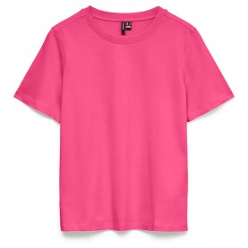 Тениска Vero moda Paulina short sleeve T-shirt - Pink (Shocking Pink) тениска,мъжки,тениски,дамски,тениски,vero,moda,paulina,short,sleeve,t,shirt,pink,(shocking,pink)
