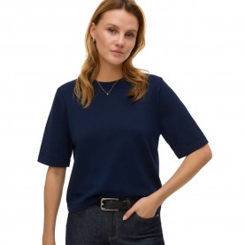 Сако Vero moda Silje 2/4 Oversize short sleeve sweater - Blue (Navy Blazer) сако,мъжки,пуловери,дамски,пуловери,vero,moda,silje,2,4,oversize,short,sleeve,sweater,blue,(navy,blazer)