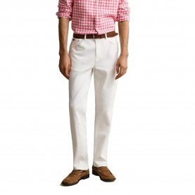 Дънки Gant 1000051 Regular Fit jeans - White (Eggshell) дънки,мъжки,панталони,дамски,панталони,gant,1000051,regular,fit,jeans,white,(eggshell)