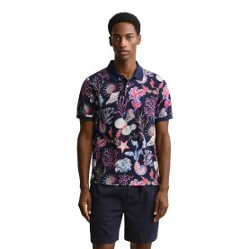 Gant 2014110 short sleeve polo - Blue (Classic Blue) дамски,блузи,с,яка,мъжки,блузи,с,яка,gant,2014110,short,sleeve,polo,blue,(classic,blue)