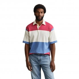 Gant 2044045 short sleeve polo - Multicolor (Muted Red) дамски,блузи,с,яка,мъжки,блузи,с,яка,gant,2044045,short,sleeve,polo,multicolor,(muted,red)
