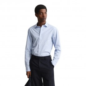 Риза с дълъг ръкав Gant 3260049 Regular Fit long sleeve shirt - Blue (Lavender Blue) риза,с,дълъг,ръкав,дамски,ризи,мъжки,ризи,gant,3260049,regular,fit,long,sleeve,shirt,blue,(lavender,blue)