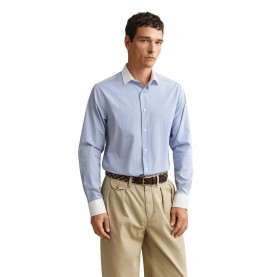Риза с дълъг ръкав Gant 3260080 Regular Fit long sleeve shirt - Blue (Clear Sky) риза,с,дълъг,ръкав,дамски,ризи,мъжки,ризи,gant,3260080,regular,fit,long,sleeve,shirt,blue,(clear,sky)