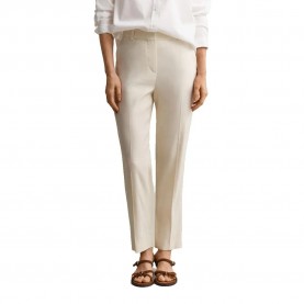 Панталони Gant 4150384 Linen Tailored pants - White (Creamed White) панталони,мъжки,панталони,дамски,панталони,gant,4150384,linen,tailored,pants,white,(creamed,white)