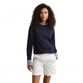 Блуза Gant 4202586 sweatshirt - Blue (Evening Blue) блуза,дамски,блузи,gant,4202586,sweatshirt,blue,(evening,blue)