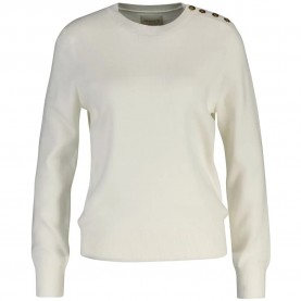 Блуза Gant 4805435 sweater - White (Eggshell) блуза,мъжки,пуловери,дамски,пуловери,gant,4805435,sweater,white,(eggshell)