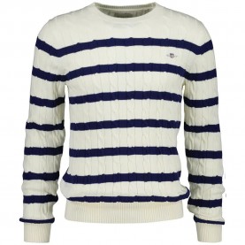 Блуза Gant 8050609 sweater - Beige (Cream) блуза,мъжки,пуловери,дамски,пуловери,gant,8050609,sweater,beige,(cream)