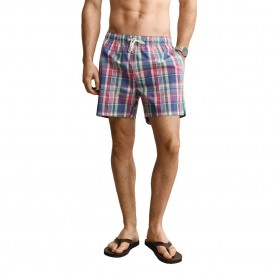 Бански гащета Gant 922616017 swimming shorts - Blue (Rose Red) бански,гащета,мъжки,бански,костюми,gant,922616017,swimming,shorts,blue,(rose,red)