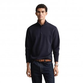 блуза,мъжки,пуловери,gant,light,sacker,half,zip,sweatshirt,blue,(evening,blue)