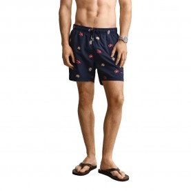 Бански гащета Gant Lobster swimming shorts - Blue (Marine) бански,гащета,мъжки,бански,костюми,gant,lobster,swimming,shorts,blue,(marine)