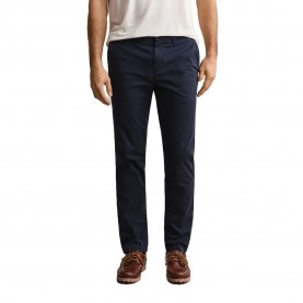 Панталони тип чино Gant Sunfaded Slim Fit chino pants - Blue (Evening Blue) панталони,тип,чино,мъжки,панталони,дамски,панталони,gant,sunfaded,slim,fit,chino,pants,blue,(evening,blue)