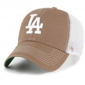 Шапка 47 MLB 15062703 Los Angeles Dodgers cap - Beige / Brown (Portabella) шапка,всички,шапки,47,mlb,15062703,los,angeles,dodgers,cap,beige,brown,(portabella)
