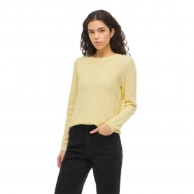 блуза,дамски,пуловери,дамски,плетени,дрехи,vila,dalo,o,neck,knit,sweater,yellow,(pastel,yellow)