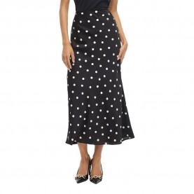 пола,дамски,поли,и,рокли,vila,ellette,high,waist,midi,skirt,black,(black,snow,white,dots)