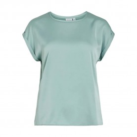 тениска,мъжки,тениски,дамски,тениски,vila,ellette,satin,top,short,sleeve,t,shirt,blue,(blue,surf)