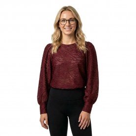 Vila Fina O-Neck Top long sleeve blouse - Red (Port Royale) дамски,блузи,vila,fina,o,neck,top,long,sleeve,blouse,red,(port,royale)