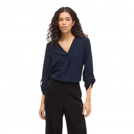 дамски,блузи,vila,josa,3,4,v,neck,top,3,4,sleeve,blouse,blue,(navy,blazer)