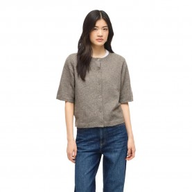 жилетка,мъжки,пуловери,дамски,пуловери,vila,liga,o,neck,knit,cardigan,grey,(falcon,melange)