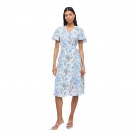 рокля,дамски,поли,и,рокли,vila,lovie,wrap,short,sleeve,midi,dress,blue,(all,aboard,pae)