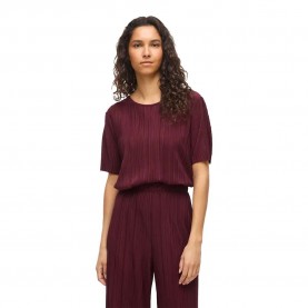 Тениска Vila Plisa O-Neck Top short sleeve T-shirt - Purple (Port Royale) тениска,мъжки,тениски,дамски,тениски,vila,plisa,o,neck,top,short,sleeve,t,shirt,purple,(port,royale)