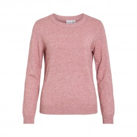 Блуза Vila Ril O-Neck Knit sweater - Pink (Nostalgia Rose / Light Melange) блуза,мъжки,пуловери,дамски,пуловери,vila,ril,o,neck,knit,sweater,pink,(nostalgia,rose,light,melange)