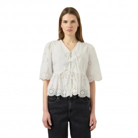 дамски,блузи,yas,cornelia,2,4,tie,top,short,sleeve,blouse,white,(star,white)