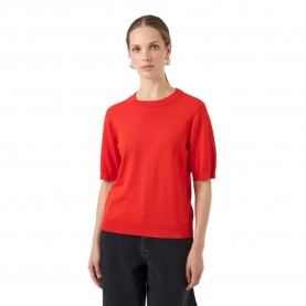 блуза,дамски,пуловери,дамски,плетени,дрехи,yas,lena,knit,sweater,red,(fiery,red)