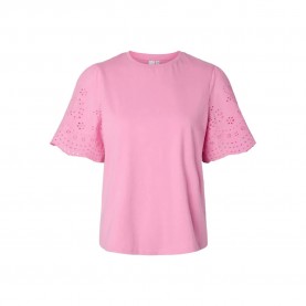 дамски,блузи,yas,lex,top,emb,short,sleeve,blouse,pink,(moonlite,mauve)