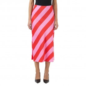 пола,дамски,поли,и,рокли,yas,pella,high,waist,midi,skirt,pink,(cyclamen,bittersweet,wide,stripes)