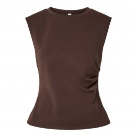 дамски,блузи,yas,pina,top,sleeveless,blouse,brown,(chocolate,brown)