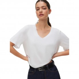 тениска,мъжки,тениски,дамски,тениски,vero,moda,awrita,short,sleeve,v,neck,t,shirt,white,(bright,white)