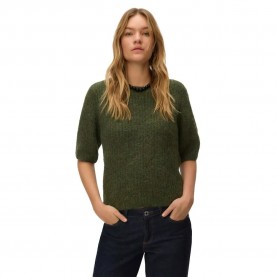 Блуза Vero moda Awsome 2/4 O-Neck sweater - Green (Pesto) блуза,мъжки,пуловери,дамски,пуловери,vero,moda,awsome,2,4,o,neck,sweater,green,(pesto)