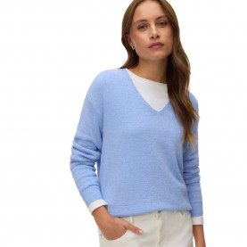 блуза,мъжки,пуловери,дамски,пуловери,vero,moda,charity,v,neck,sweater,blue,(brunnera,blue)
