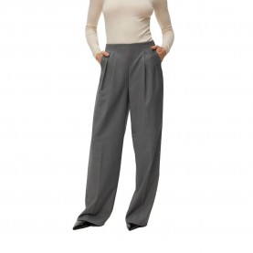 панталони,дамски,панталони,vero,moda,hailey,wide,pleat,high,waist,pants,grey,(medium,grey,melange)