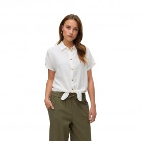 Vero moda Thea Tie short sleeve blouse - White (Snow White) дамски,блузи,vero,moda,thea,tie,short,sleeve,blouse,white,(snow,white)