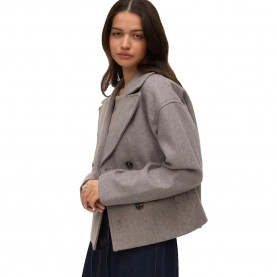 яке,мъжки,якета,дамски,якета,и,палта,vero,moda,vinceline,short,jacket,grey,(driftwood,melange)