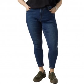 Дънки Vero moda curve Sophia Skinny high waist jeans - Beige (Dark Blue Denim) дънки,дамски,панталони,vero,moda,curve,sophia,skinny,high,waist,jeans,beige,(dark,blue,denim)
