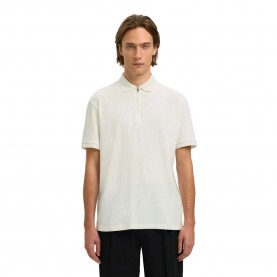 дамски,блузи,с,яка,мъжки,блузи,с,яка,selected,fave,structure,polo,short,sleeve,polo,white,(cloud,dancer)