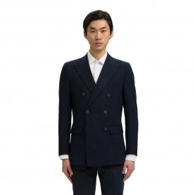 Сако Selected Slim-Peter Pinstripe Peak blazer - Blue (Sky Captain / Pinstripe) сако,мъжки,сака,selected,slim,peter,pinstripe,peak,blazer,blue,(sky,captain,pinstripe)