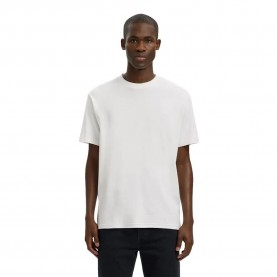 тениска,мъжки,тениски,дамски,тениски,selected,spencer,rib,o,neck,short,sleeve,t,shirt,white,(bright,white)