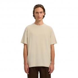 тениска,мъжки,тениски,дамски,тениски,selected,spencer,rib,o,neck,short,sleeve,t,shirt,beige,(oatmeal)