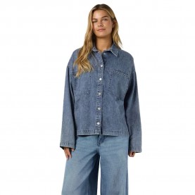риза,с,дълъг,ръкав,дамски,ризи,мъжки,ризи,noisy,may,enza,oversize,long,sleeve,shirt,blue,(medium,blue,denim)